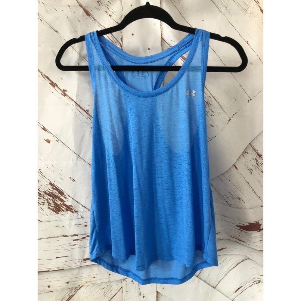 Under armour tank top small blue